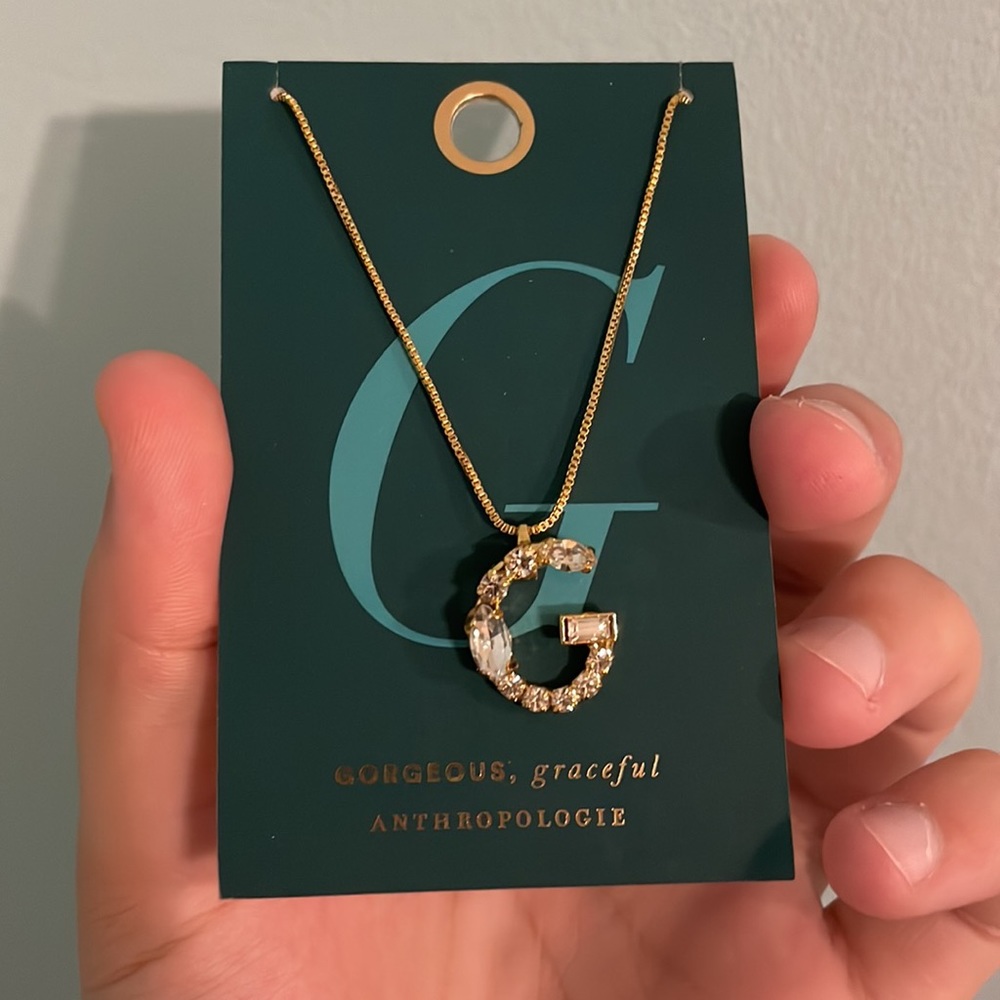 Anthropology G necklace